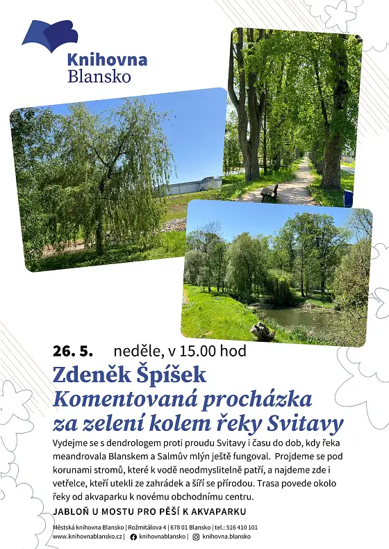 foto k akci: Zdeněk Špíšek: Komentovaná procházka za zelení kolem řeky Svitavy