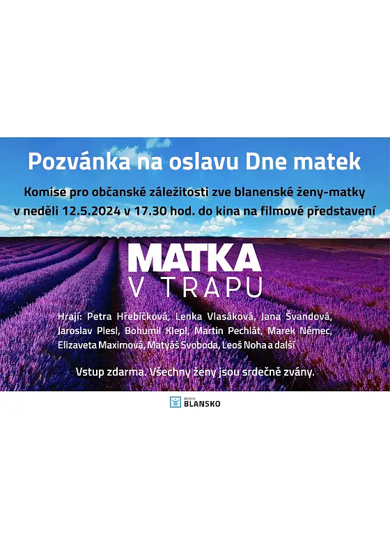 foto k akci: MATKA V TRAPU / FILM KE DNI MATEK
