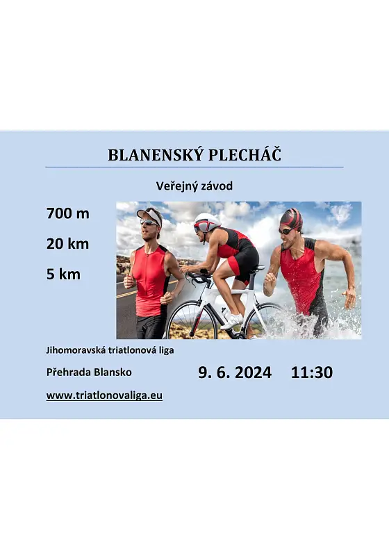 foto k akci: Blanenský Plecháč – triatlonový závod