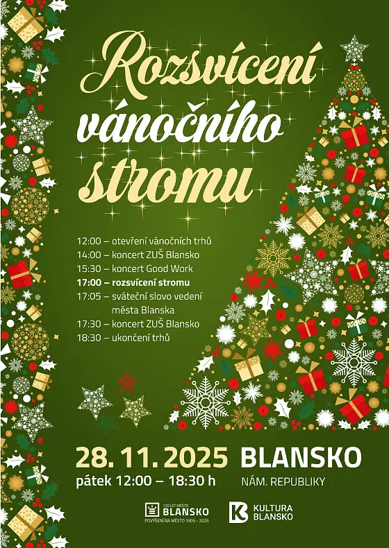 foto k akci: Rozsvícení vánočního stromu a vánoční trhy