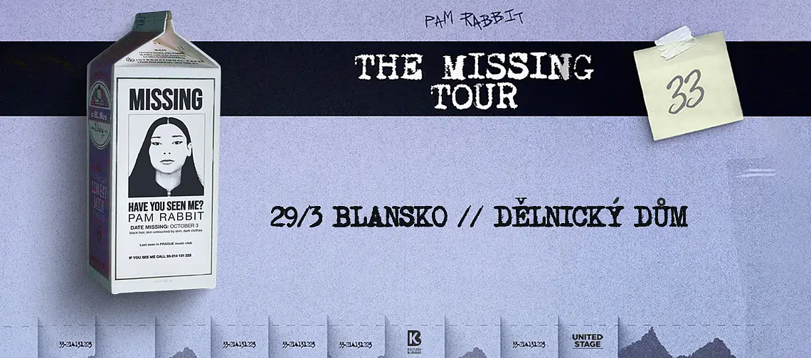 foto k akci PAM RABBIT: THE MISSING TOUR