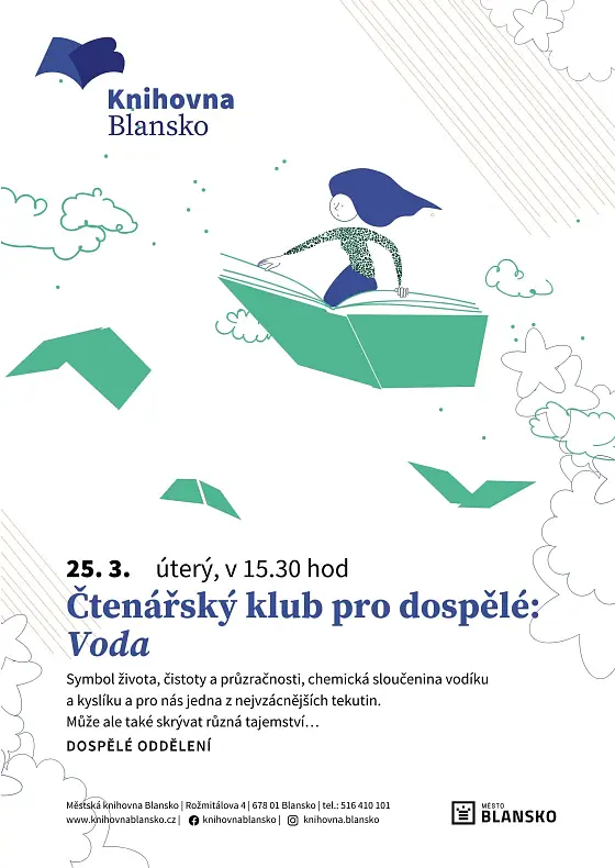 foto k akci: Čtenářský klub pro dospělé: Voda