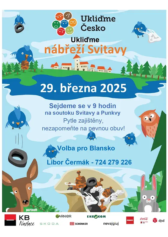 foto k akci: Ukliďme nábřeží Svitavy s Volbou pro Blansko