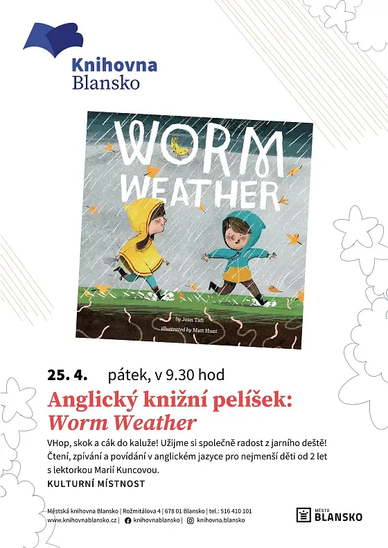 foto k akci: Anglický knižní pelíšek: Worm Weather