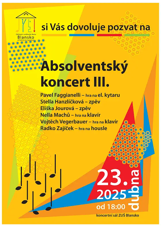 foto k akci: Absolventský koncert III. | ZUŠ BLANSKO