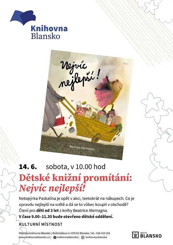 foto k akci: Dětské knižní promítání: Nejvíc nejlepší!