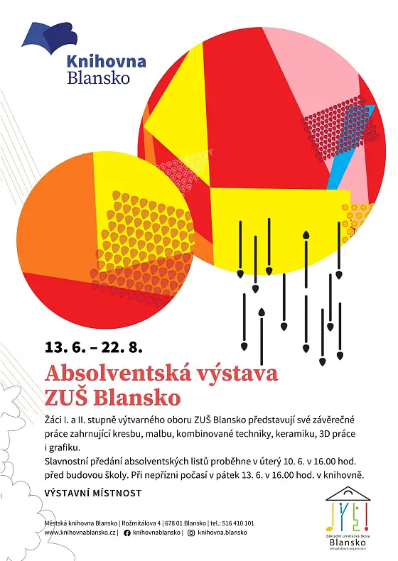 foto k akci: Absolventská výstava žáků ZUŠ Blansko