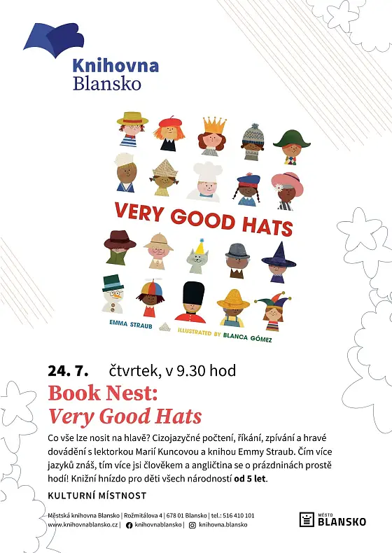 foto k akci: Book Nest: Very Good Hats