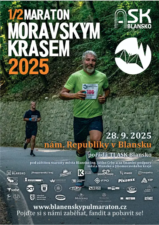 foto k akci: Půlmaraton Moravským krasem