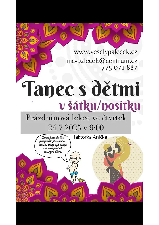 foto k akci: Tanec s dětmi v šátku/nosítku