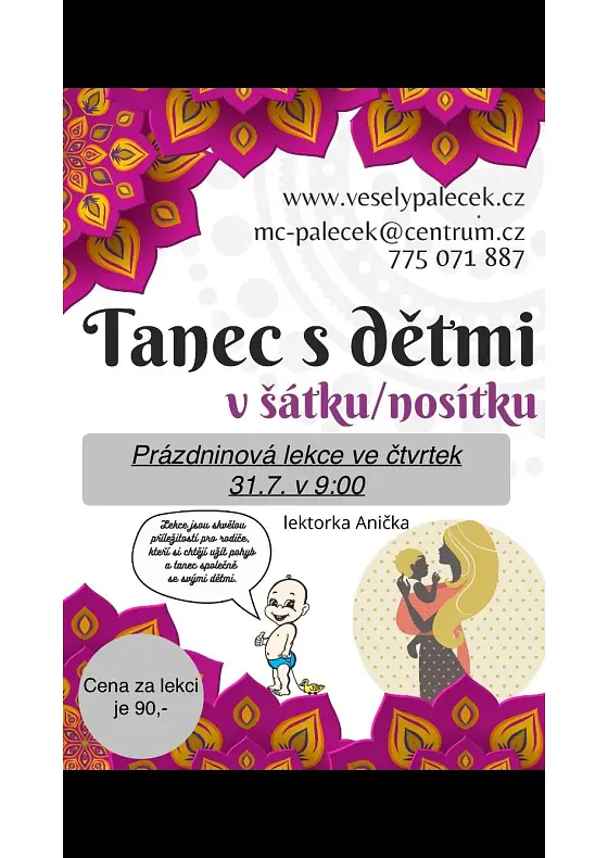 foto k akci: Tanec s dětmi v šátku/nosítku