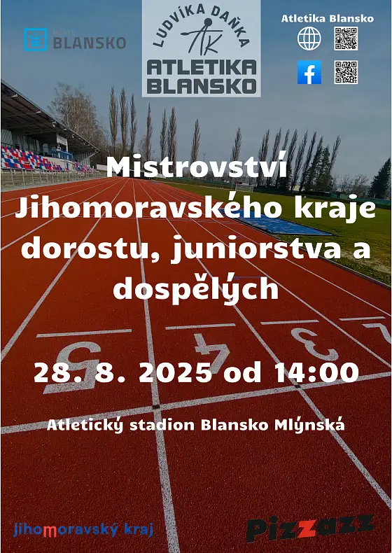foto k akci: Mistrovství JmK dorostu, juniorstva a dospělých v bězích a skocích