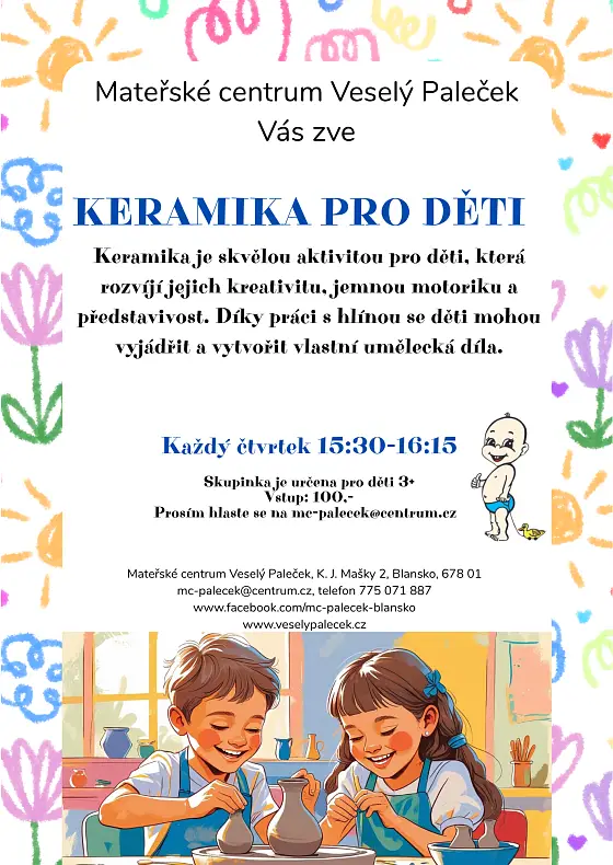 foto k akci: Keramika pro děti 3+