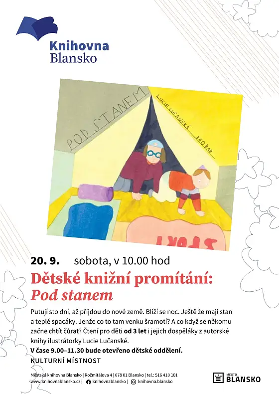 foto k akci: Dětské knižní promítání: Pod stanem