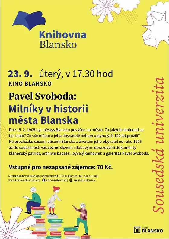 foto k akci: Pavel Svoboda: Milníky v historii města Blanska