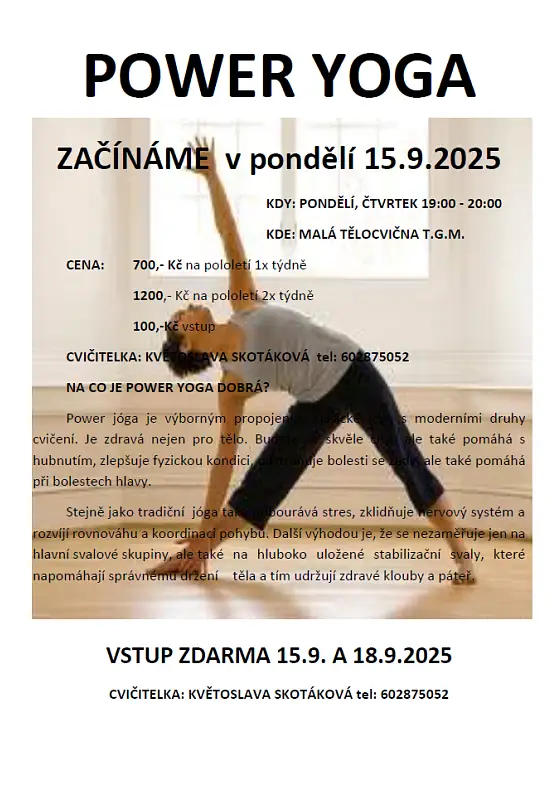 foto k akci: Power yoga – hodina zdarma
