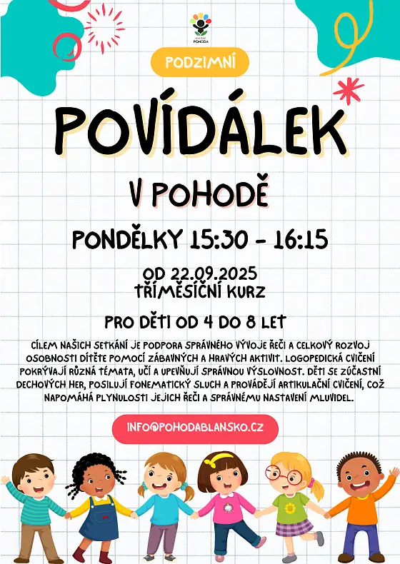 foto k akci: Podzimní POVÍDÁLEK – logopedická cvičení pro děti