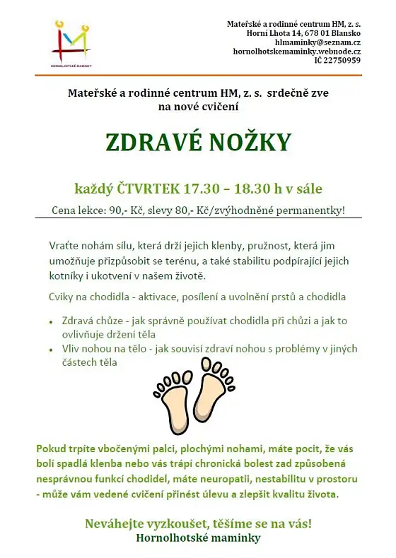 foto k akci: Zdravé nožky
