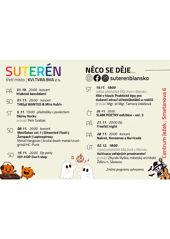 foto k akci: Program na Suterénu