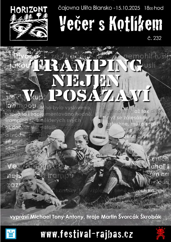 foto k akci: VEČER S KOTLIKEM č.232: TRAMPING NEJEN V POSÁZAVÍ