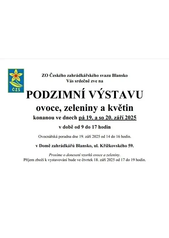 foto k akci: Podzimní výstava