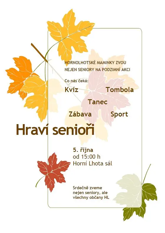 foto k akci: Hraví senioři
