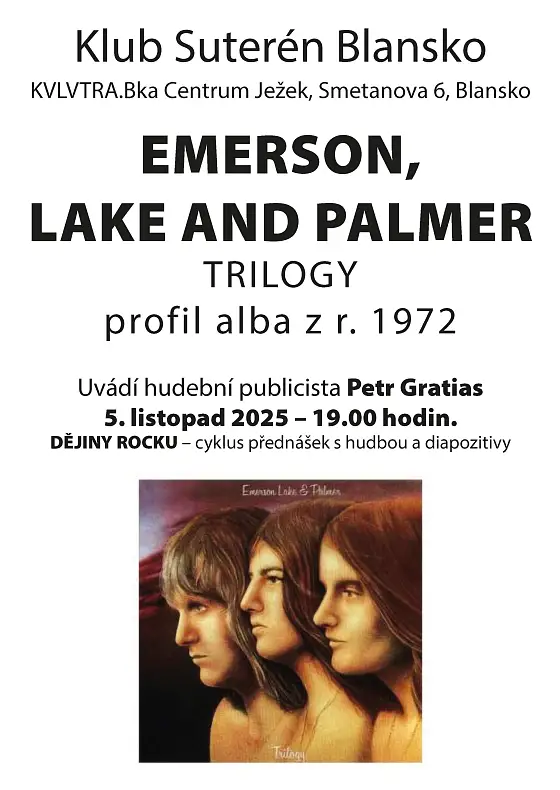 foto k akci: Dějiny Rocku – TRILOGY profil alba z r. 1972 | Petr Gratias