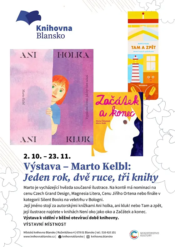 foto k akci: Marto Kelbl: Jeden rok, dvě ruce, tři knihy