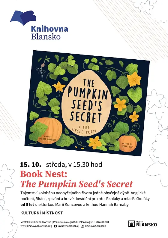 foto k akci: Book Nest: The Pumpkin Seed's Secret