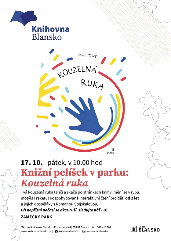 foto k akci: Knižní pelíšek v parku: Kouzelná ruka