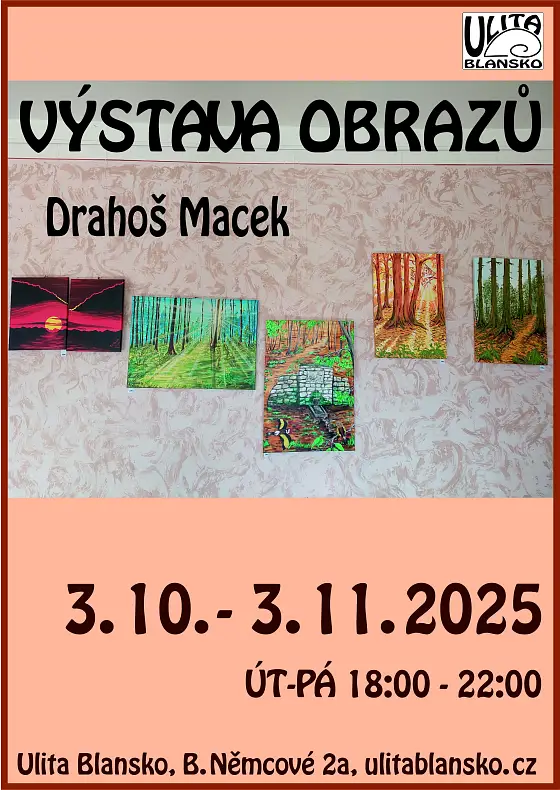 foto k akci: Výstava obrazů – Drahoš Macek