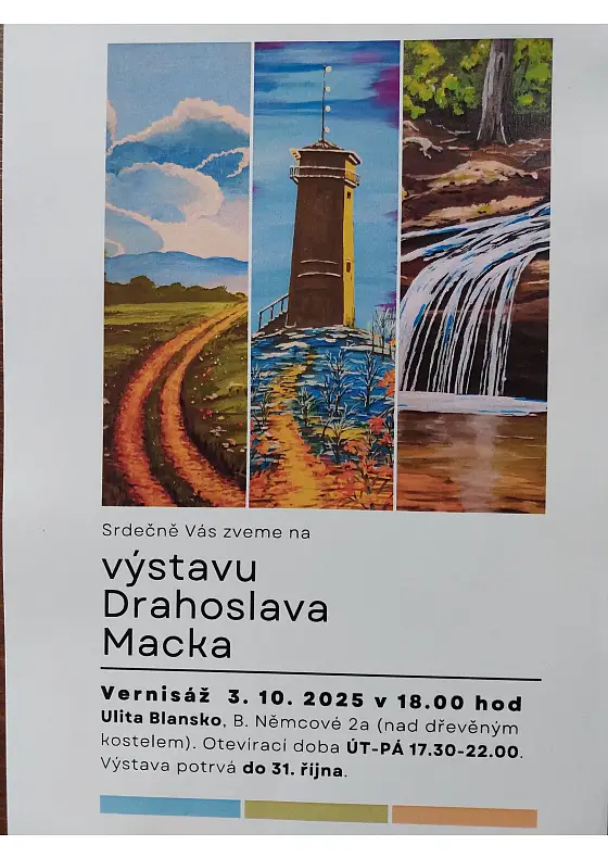 foto k akci: Výstava obrazů – Drahoslav Macek