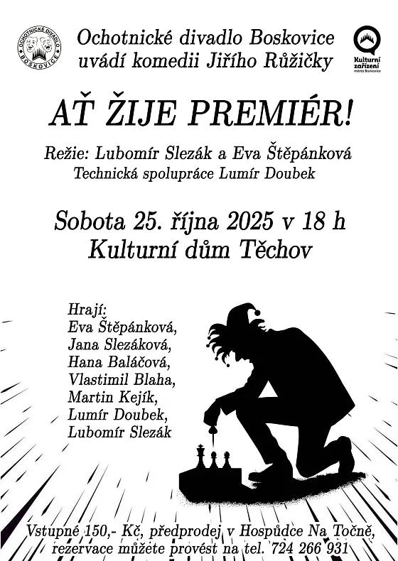 foto k akci: Divadelní komedie  Ať žije premiér!