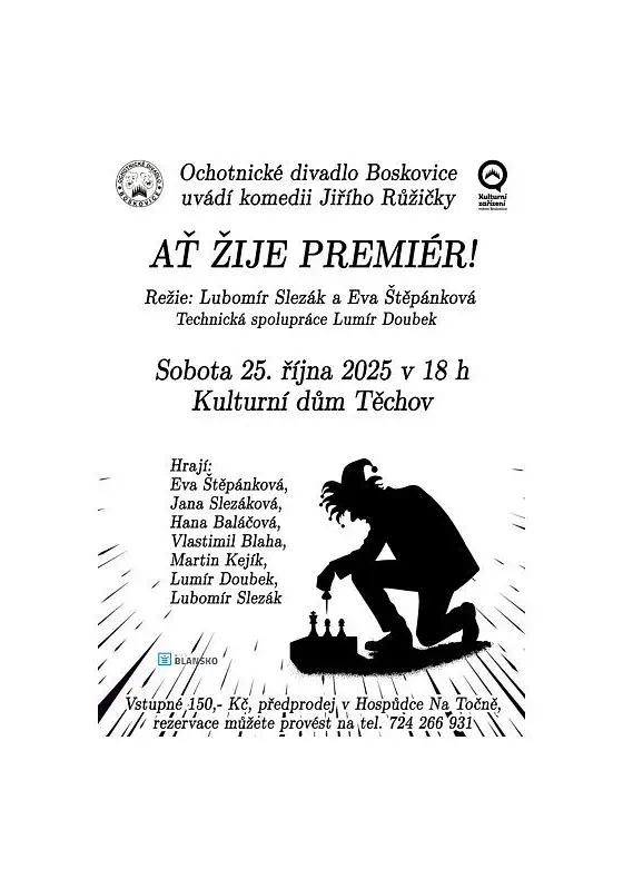 foto k akci: Divadelní komedie Ať žije premiér!