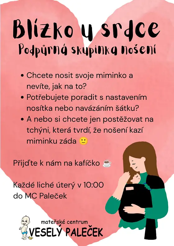 foto k akci: Blízko u srdce – podpůrná skupinka nošení