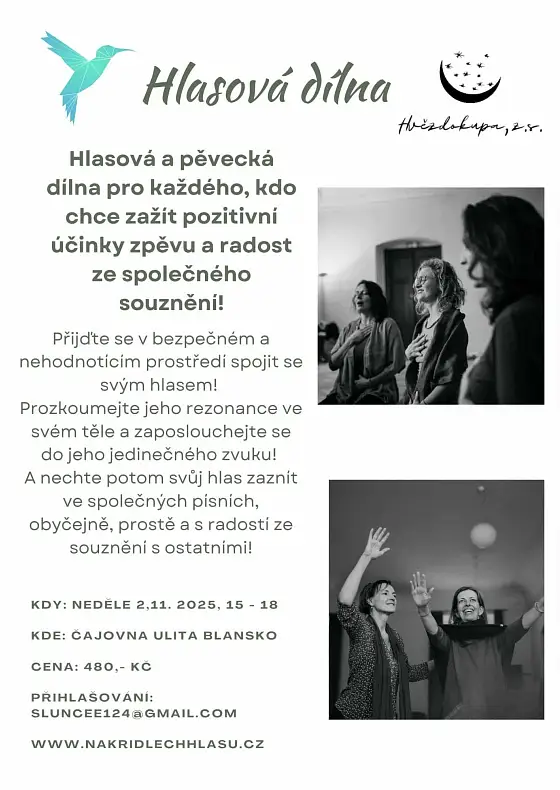 foto k akci: Na křídlech hlasu – hlasová dílna