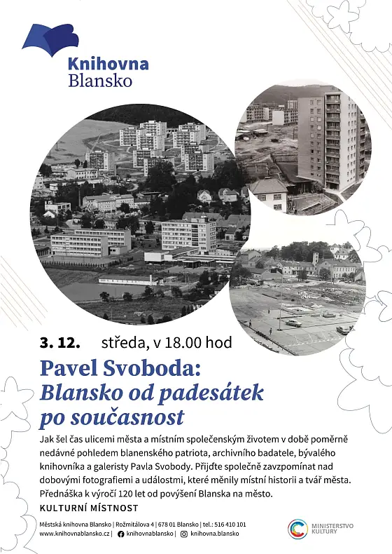 foto k akci: Pavel Svoboda: Blansko od padesátek po současnost