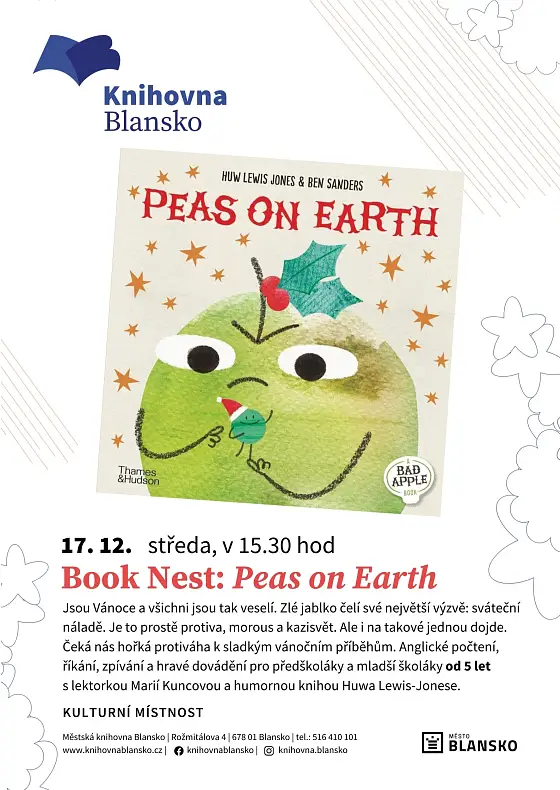 foto k akci: Book Nest: Peas on Earth