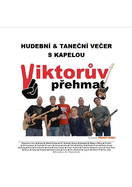 foto k akci: Hudební a taneční večer – Viktorův přehmat