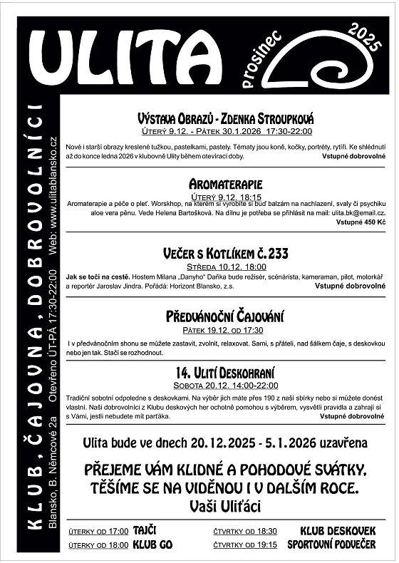 foto k akci: Prosincový program