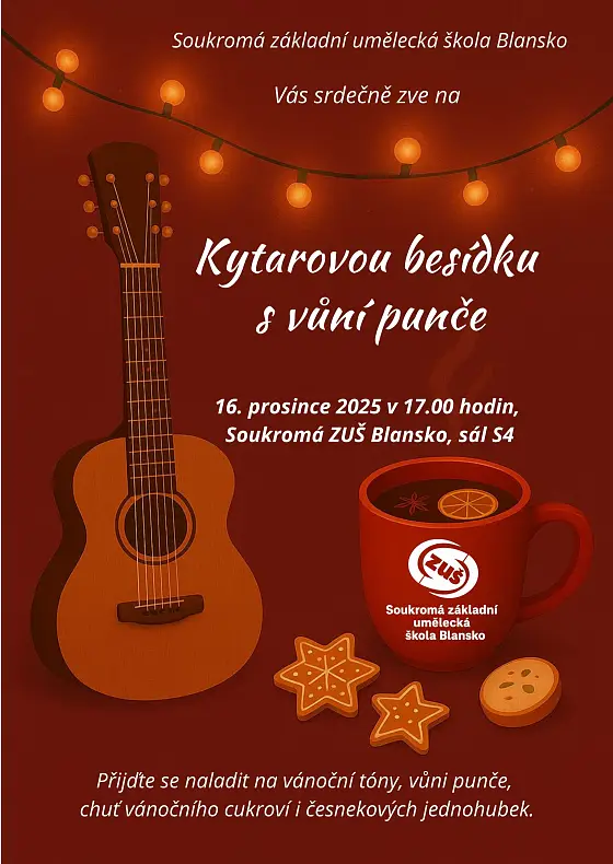 foto k akci: Předvánoční punčová besídka kytarového oddělení Soukromé ZUŠ Blansko