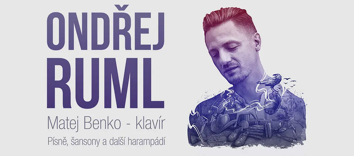 foto k akci Ondřej Ruml – Písně, šansony a další harampádí