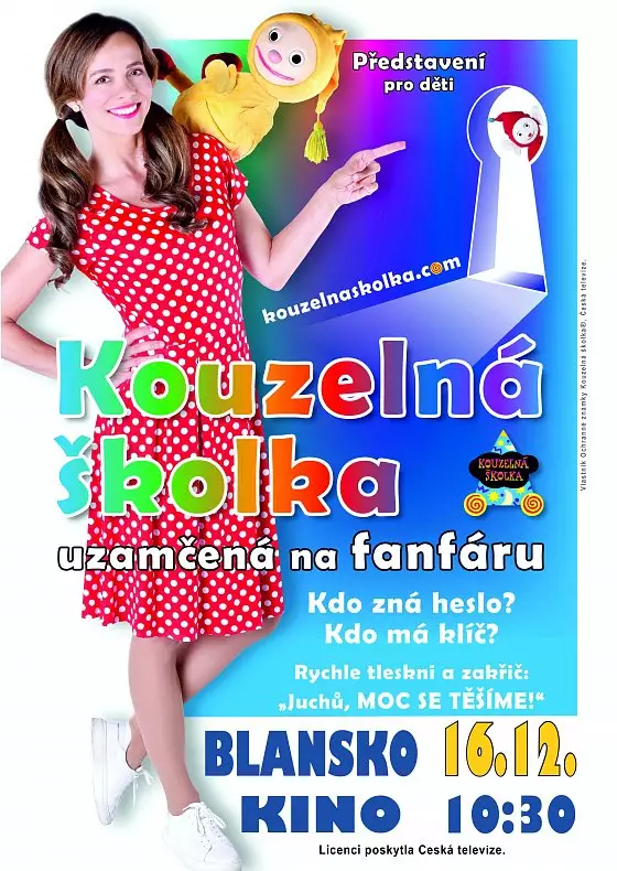 foto k akci: Kouzelná školka uzamčená na fanfáru, novinka pro děti v licenci ČT