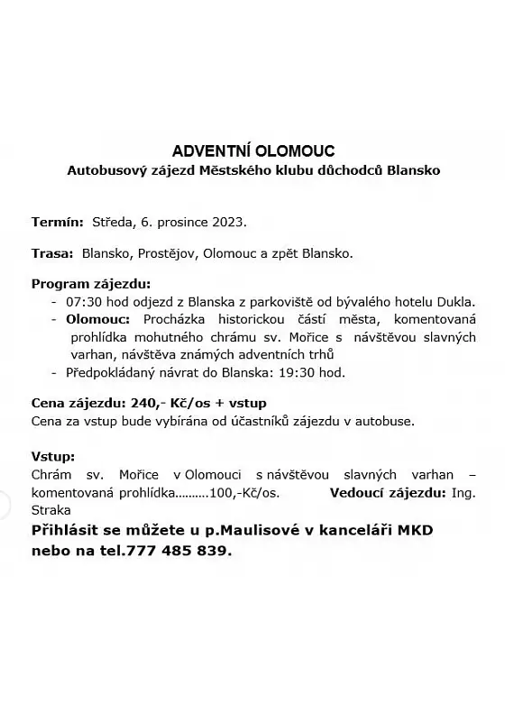 foto k akci: Adventní Olomouc