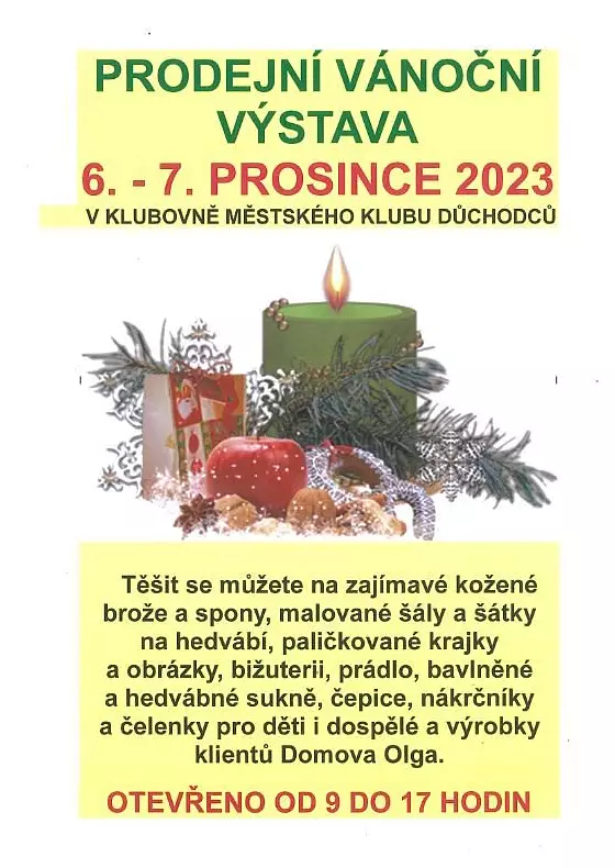 foto k akci: Prodejní předvánoční výstava