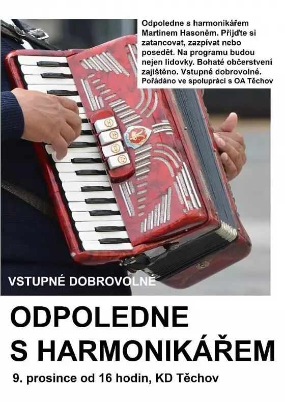 foto k akci: Odpoledne s harmonikářem Martinem Hasoněm