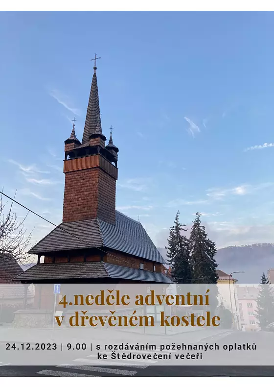 foto k akci: Bohoslužba v dřevěném kostele