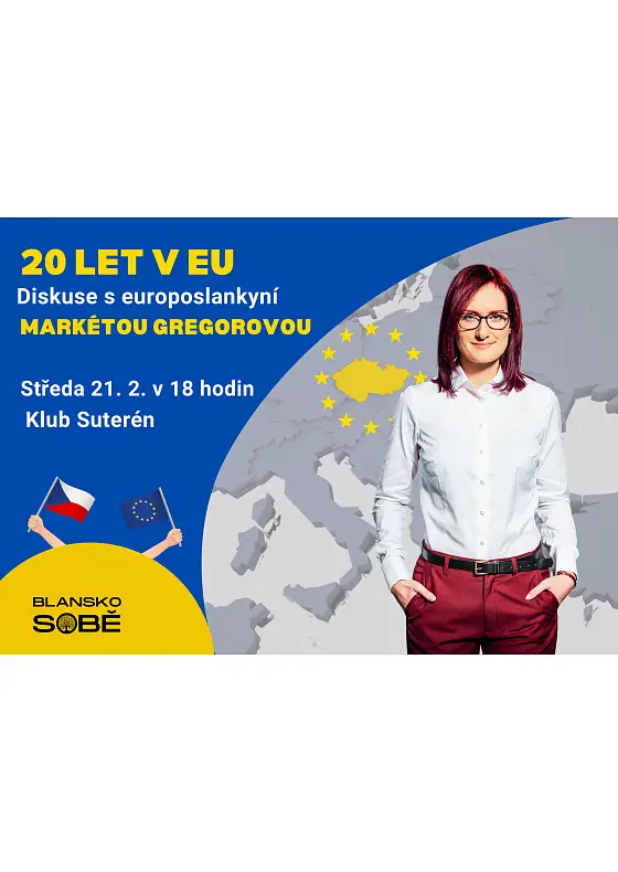 foto k akci: 20 let v EU – Diskuse s Markétou Gregorovou