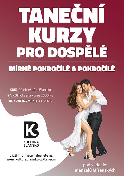 plakát na taneční pro začátečníky